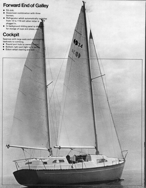 Grampian 34 sales brochure, page 3